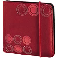 Hama 00095669 Carcasa para Discos ópticos- (24 Discos)- Color Rojo